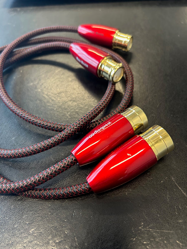 AudioQuest Red River XLR Cables - 0.75M - Open Box