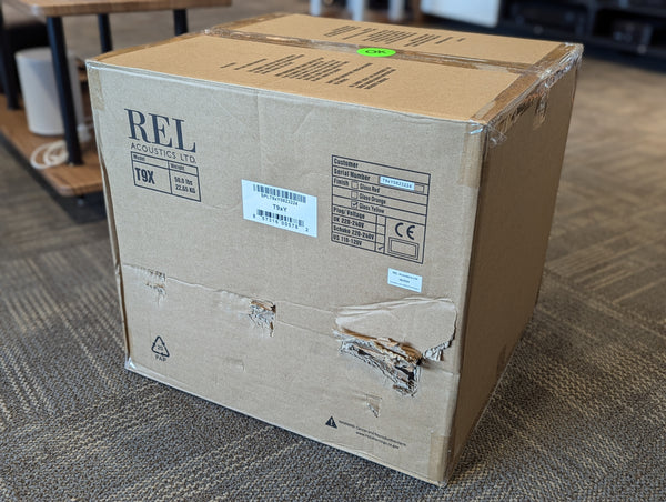 REL Acoustics T/9x SE Subwoofer - Box Damaged