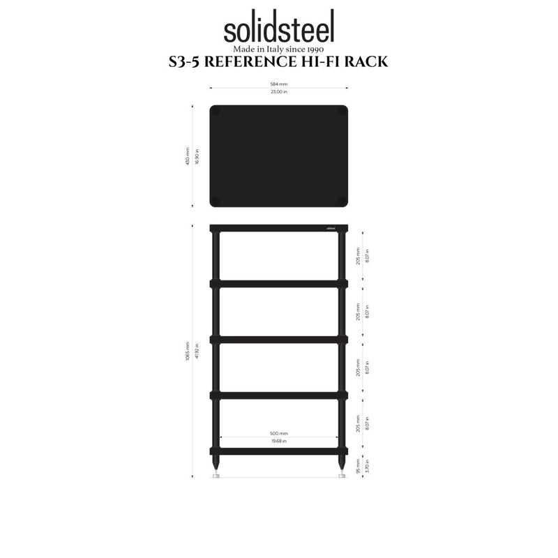 Solidsteel S3-5 Audio Rack