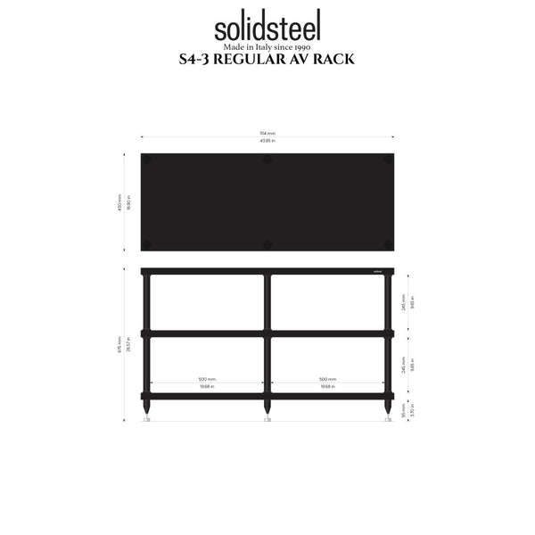 Solidsteel S4-3 AV Rack