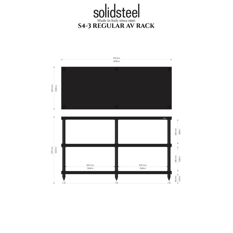 Solidsteel S4-3 AV Rack