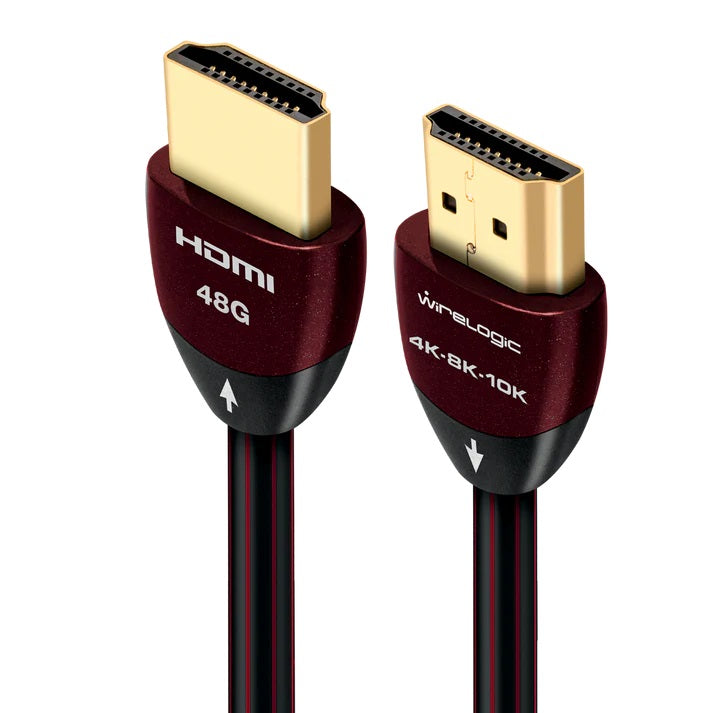 WireLogic Ruby 48Gbps 8ft HDMI Cables - 2 pack