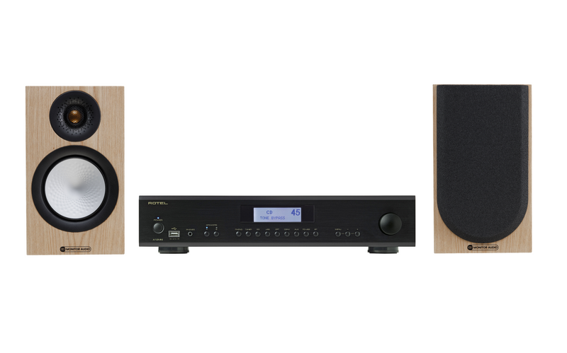 Rotel A12 & Monitor Audio Silver 50 Stereo package