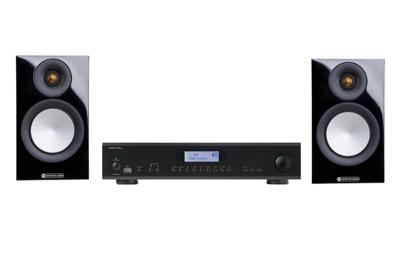 Rotel A12 & Monitor Audio Silver 50 Stereo package