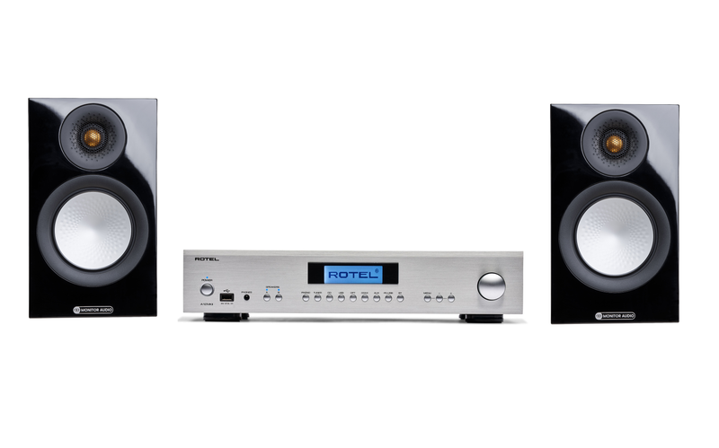 Rotel A12 & Monitor Audio Silver 50 Stereo package