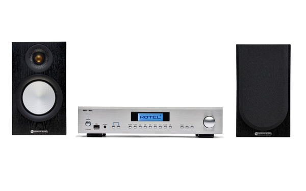 Rotel A12 & Monitor Audio Silver 50 Stereo package