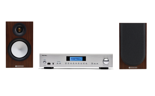 Rotel A12 & Monitor Audio Silver 50 Stereo package