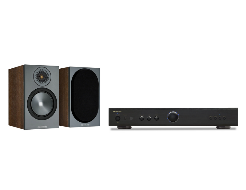 Rotel A8 & Monitor Audio Bronze 50 Stereo Package