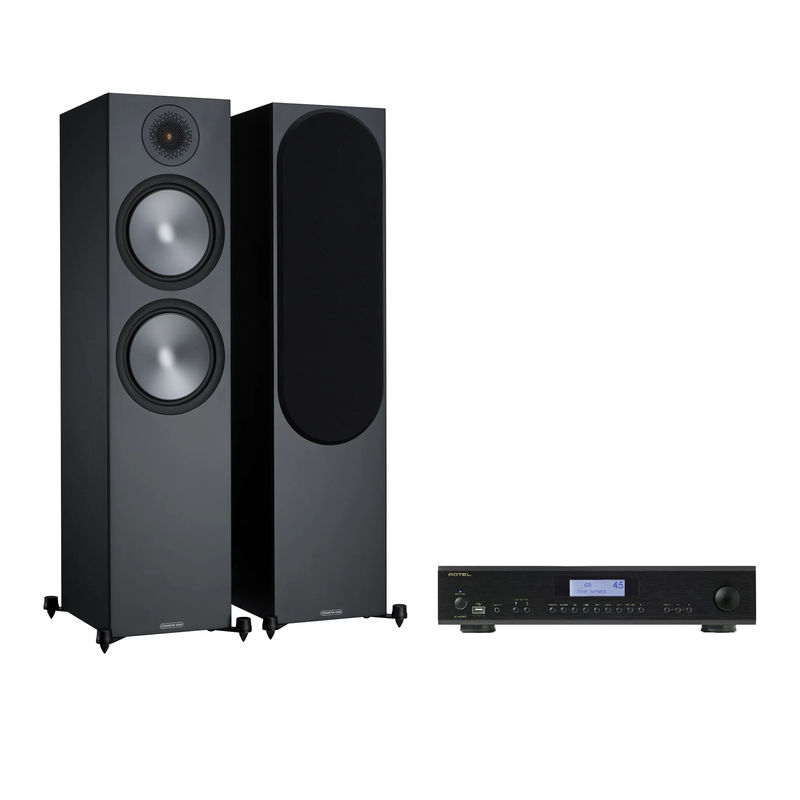 Rotel A14MKII & Monitor Audio Bronze 500 Stereo Package