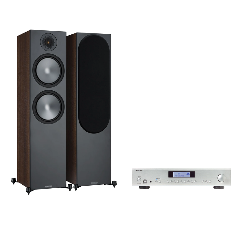 Rotel A14MKII & Monitor Audio Bronze 500 Stereo Package