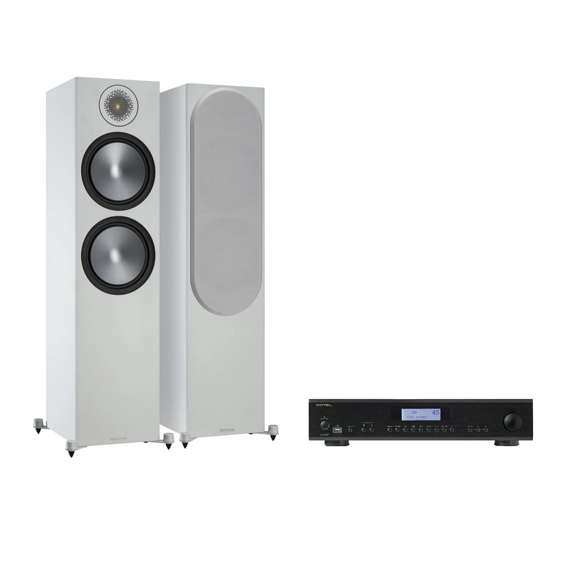 Rotel A14MKII & Monitor Audio Bronze 500 Stereo Package