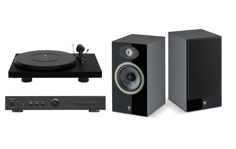 Rotel, Focal & Pro-Ject Vinyl HiFi System