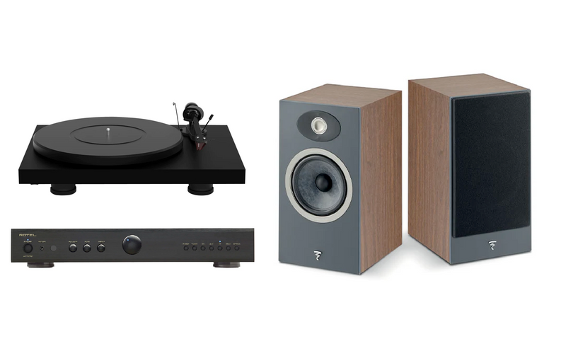 Rotel, Focal & Pro-Ject Vinyl HiFi System