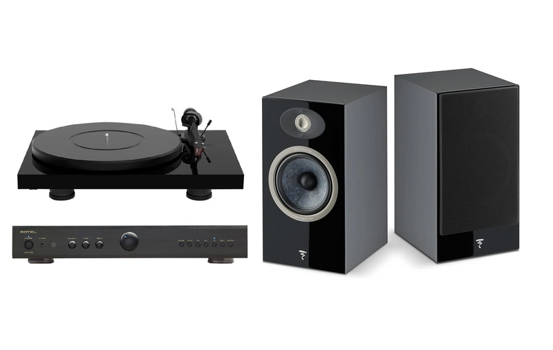 Rotel, Focal & Pro-Ject Vinyl HiFi System