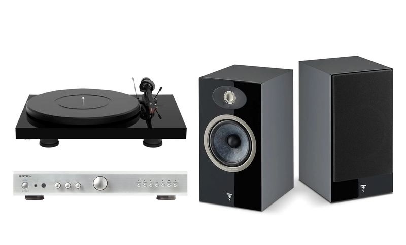 Rotel, Focal & Pro-Ject Vinyl HiFi System