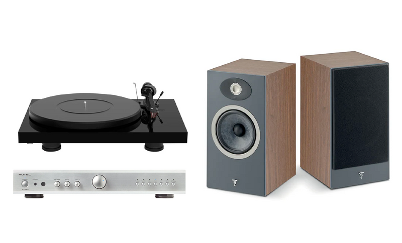 Rotel, Focal & Pro-Ject Vinyl HiFi System