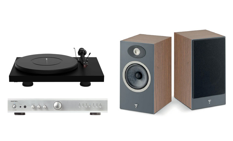 Rotel, Focal & Pro-Ject Vinyl HiFi System