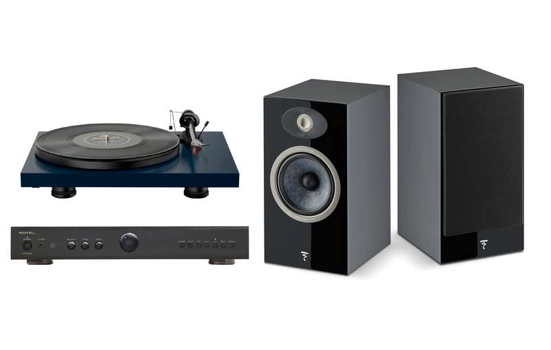 Rotel, Focal & Pro-Ject Vinyl HiFi System