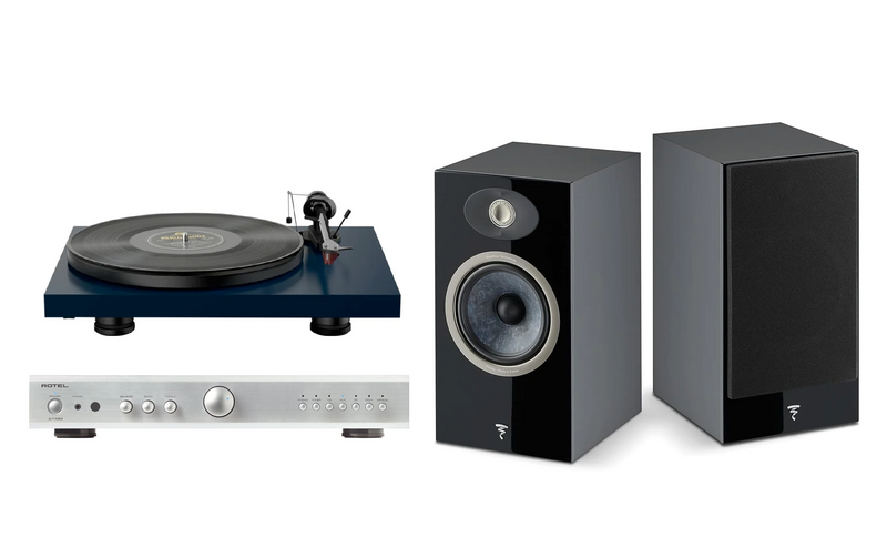 Rotel, Focal & Pro-Ject Vinyl HiFi System