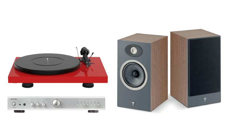 Rotel, Focal & Pro-Ject Vinyl HiFi System