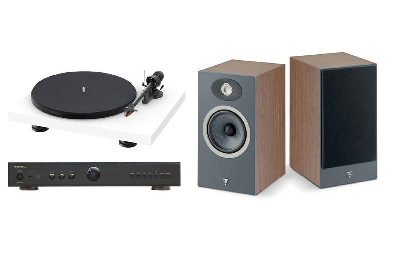 Rotel, Focal & Pro-Ject Vinyl HiFi System