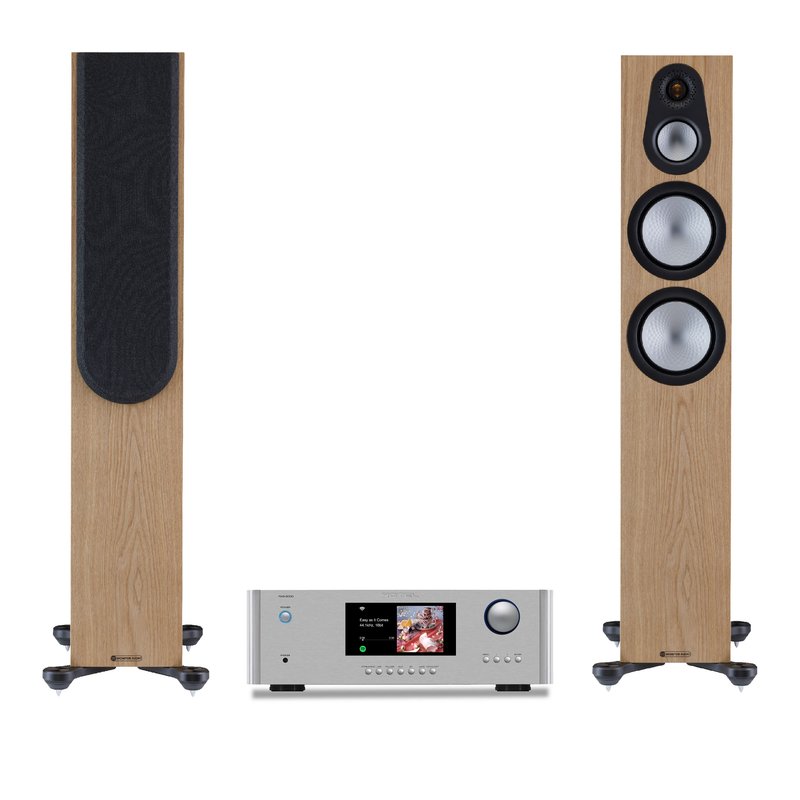 Rotel RAS-5000 & Monitor Audio Silver 300 Streaming HiFi system