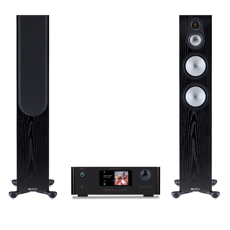 Rotel RAS-5000 & Monitor Audio Silver 300 Streaming HiFi system