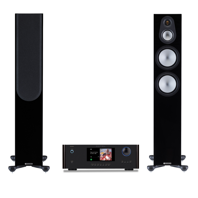 Rotel RAS-5000 & Monitor Audio Silver 300 Streaming HiFi system