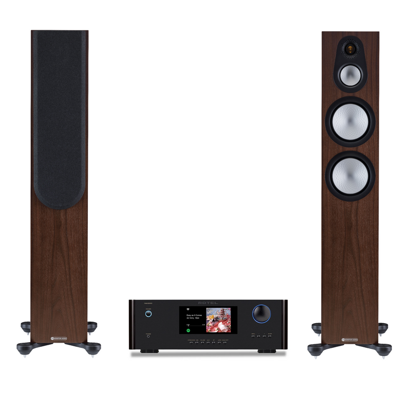 Rotel RAS-5000 & Monitor Audio Silver 300 Streaming HiFi system