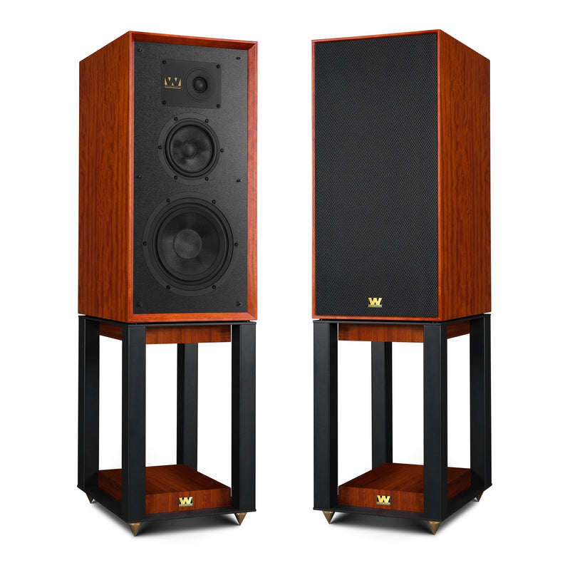 Wharfedale Super Linton Bookshelf Speakers with Stands - pair