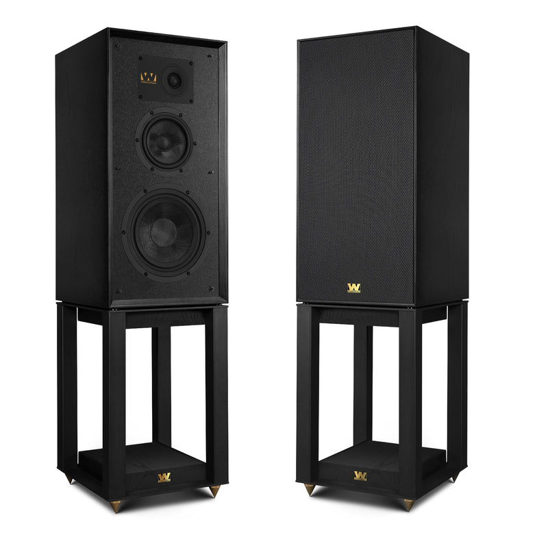 Wharfedale Super Linton Bookshelf Speakers with Stands - pair