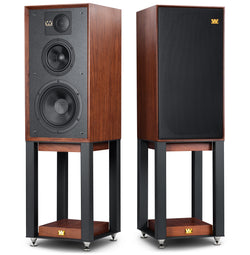 Wharfedale Linton 85th Anniversary Bookshelf Speakers & Stands - Pair